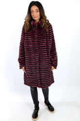 Women's exclusive coat from mink Dayana Powder